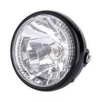 Farol de motocicleta Terisass LED 7 polegadas Universal 12V H4 35W