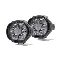 Farol De Motocicleta Universal 12V Com 6 LEDs, Luzes De Trabalho À Prova d'Água, Super Brilhante,