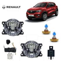 Farol de Neblina Arteb Kwid 16a19 H16 S Branca Kit