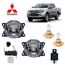 Farol de Neblina Arteb L200 Triton 2010 H16 Kit