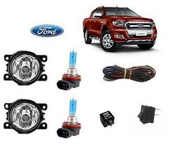 Farol de Neblina Ford Ranger 2015 S Branca Pronto Instalação