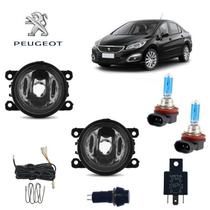 Farol de Neblina Importado Peugeot 408 17a19 H11 Branca Kit