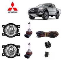 Farol de Neblina L200 Outdoor 2018 Com Lâmpada H11 Kit