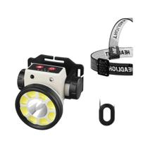 Farol de Pesca LED Recarregável de Alta Potência - Com Detecção e Feixes Alto/Baixo