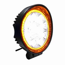 Farol De Trabalho Com Strobo E Anel Luminoso - DNI 4177 Farol De Trabalho Com Strobo E Anel Luminoso - DNI 4177