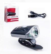 Farol dianteiro absolute jy-7043 preto 1 led 50 lumens 3 modos ate 15 horas usb - isp