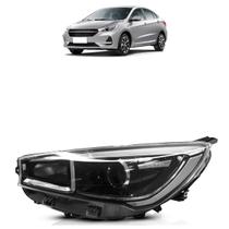 Farol Dianteiro Arrizo 5 2020 2021 Máscara Negra Lente lisa em acrílico