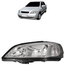 Farol Dianteiro Astra 1998 1999 2000 2001 2002 Lisa Acrílico Máscara Cromada