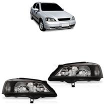 Farol Dianteiro Astra 1998 1999 2000 2001 2002 Máscara Negra Lisa Acrílico Foco Duplo Carcaça Preta Farol Dianteiro Astra 1998 1999 2000 2001 2002 Máscara Negra Lisa Acrílico Foco Duplo Carcaça Preta