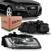 Farol Dianteiro Audi A5 / 09 a 11- Lado Esquerdo ( Motorista) Com LED