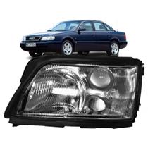 Farol Dianteiro Audi A6 1994 Até 1996 Esquerdo Com Milha