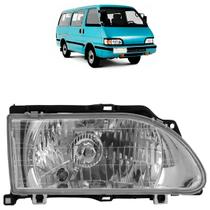 Farol Dianteiro Besta 1996 1997 1998 Máscara Cromada Lente Lisa Acrílico Farol Dianteiro Besta 1996 1997 1998 Máscara Cromada Lente Lisa Acrílico