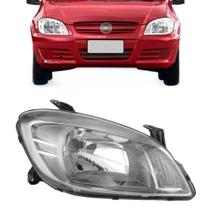 Farol Dianteiro Celta Prisma 2006 07 08 09 10 11 12 Direito Cromado