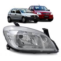 Farol Dianteiro Celta Prisma 2006 Até 2012 Cromado