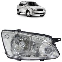 Farol Dianteiro Classic 2011 A 2016 Máscara Cromada