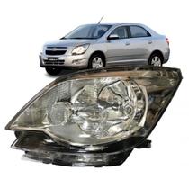 Farol Dianteiro Cobalt 2012 Até 2016 Esquerdo Cromado GM