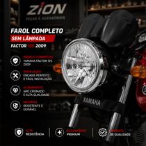 Farol Dianteiro Compatível Yamaha Factor 125 2009 Completo Alta Qualidade Farol Dianteiro Compatível Yamaha Factor 125 2009 Completo Alta Qualidade
