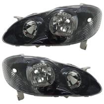Farol Dianteiro Corolla 2003 A 2007 Máscara Negra Farol Dianteiro Corolla 2003 A 2007 Máscara Negra