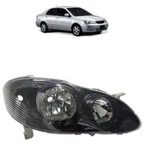 Farol Dianteiro Corolla 2003 A 2007 Máscara Negra