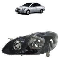 Farol Dianteiro Corolla 2003 A 2007 Máscara Negra Farol Dianteiro Corolla 2003 A 2007 Máscara Negra