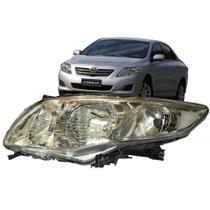 Farol Dianteiro Corolla 2008 2009 2010 2011 Esquerdo Cromado