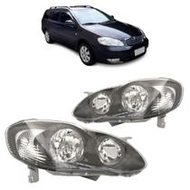 Farol Dianteiro Corolla Fielder 2005 A 2008 Máscara Negra