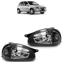 Farol Dianteiro Corsa 1994 A 2002 Classic 2003 A 2010 Máscara Negra