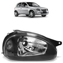 Farol Dianteiro Corsa 1994 A 2002 Classic 2003 A 2010 Máscara Negra
