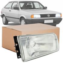 Farol Dianteiro Direito Carona Volkswagen Gol Saveiro Parati Voyage G1 Quadrado de 91 92 93 94 95 96 97 com Lente em Vidro Farol Dianteiro Direito Carona Volkswagen Gol Saveiro Parati Voyage G1 Quadrado de 91 92 93 94 95 96 97 com Lente em Vidro
