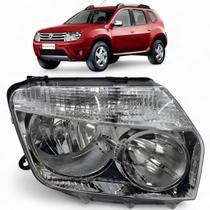 Farol Dianteiro Direito Renault Duster 2012 2013 2014 2015 Cromado Passageiro