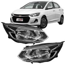 Farol Dianteiro Esquerdo Chevrolet Onix LT LTZ 2020 a 2025 Farol Dianteiro Esquerdo Chevrolet Onix LT LTZ 2020 a 2025