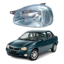 Farol Dianteiro Esquerdo Corsa Sedan 1.0 1999 A 2002