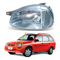 Farol Dianteiro Esquerdo Corsa Wagon 1.0 1.6 1997 A 2002