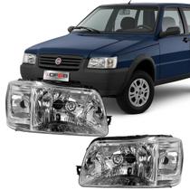Farol Dianteiro Esquerdo Cromado Fiat Uno Fiorino 2004 a 2013 Farol Dianteiro Esquerdo Cromado Fiat Uno Fiorino 2004 a 2013