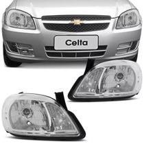 Farol Dianteiro Esquerdo Foco Simples Chevrolet Celta Prisma 2007 a 2015 Farol Dianteiro Esquerdo Foco Simples Chevrolet Celta Prisma 2007 a 2015