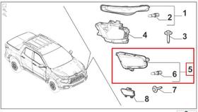 Farol Dianteiro Esquerdo LED Fiat Toro Farol Dianteiro Esquerdo LED Fiat Toro
