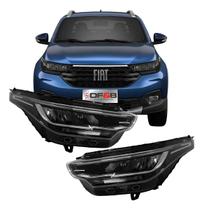Farol Dianteiro Fiat Strada Full Led 21 2022 2023 2024 2025 Novo Importado Farol Dianteiro Fiat Strada Full Led 21 2022 2023 2024 2025 Novo Importado
