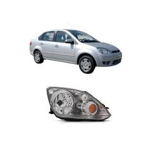 Farol Dianteiro Ford Fiesta 2003 2007 Lado Esquerdo Cromado Farol Dianteiro Ford Fiesta 2003 2007 Lado Esquerdo Cromado