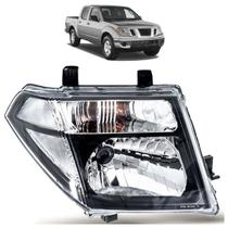 Farol Dianteiro Frontier Sel 2008 2009 2010 2011 2012 2013 2014 2015 2016 Máscara Negra Lente Lisa Acrílico