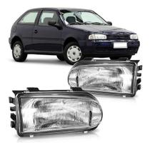 Farol dianteiro gol 1995 a 1999 cromado lado esquerdo ou direito