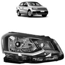 Farol Dianteiro Gol Voyage G7 2016 A 2018 Máscara Negra Friso Cromado Farol Dianteiro Gol Voyage G7 2016 A 2018 Máscara Negra Friso Cromado