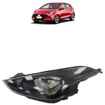 Farol Dianteiro Hb20 2020 2021 2022 Máscara Negra Lisa Acrílico