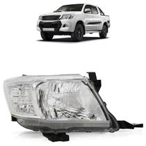 Farol Dianteiro Hilux Sr Srv 2012 2013 A 2015 Lente Lisa Acrílico Máscara Cromada Farol Dianteiro Hilux Sr Srv 2012 2013 A 2015 Lente Lisa Acrílico Máscara Cromada