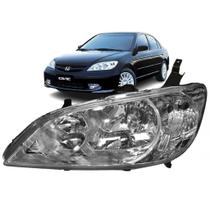 Farol Dianteiro Honda Civic 2004 Até 2006 Esquerdo Elétrico Sem Motor Farol Dianteiro Honda Civic 2004 Até 2006 Esquerdo Elétrico Sem Motor