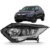 Farol Dianteiro Honda Hr-v Hrv 19 20 21 Com Motor Com Led Farol Dianteiro Honda Hr-v Hrv 19 20 21 Com Motor Com Led