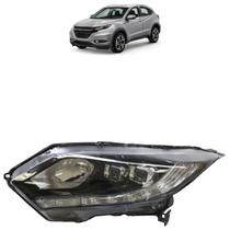 Farol Dianteiro Hrv Touring 2015 2016 2017 2018 Led Máscara Negra Lente Lisa Acrílico Farol Dianteiro Hrv Touring 2015 2016 2017 2018 Led Máscara Negra Lente Lisa Acrílico