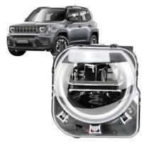 Farol Dianteiro Jeep Renegade 2022 até 2026 Full Led Com Reator Farol Dianteiro Jeep Renegade 2022 até 2026 Full Led Com Reator