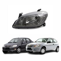 Farol Dianteiro Lado Esquerdo Cromomix Celta 2007 a 2015 Prisma 2007 a 2011