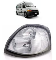 Farol Dianteiro manual Renault Master / 2009 a 2012 - Lados Esquerdo (Motorista)