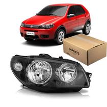 Farol Dianteiro Mascara Negra Lado Direito Imports Palio 2004 A 2012 Mc023051